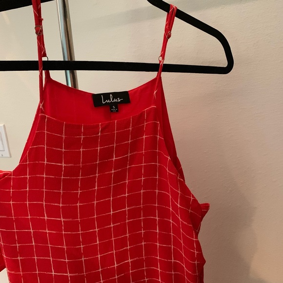 Lulus Grid Pattern Dress - Picture 3 of 5